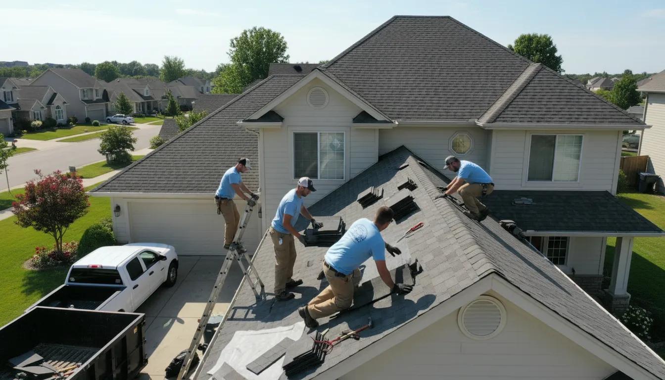 Roofing in Hicksville